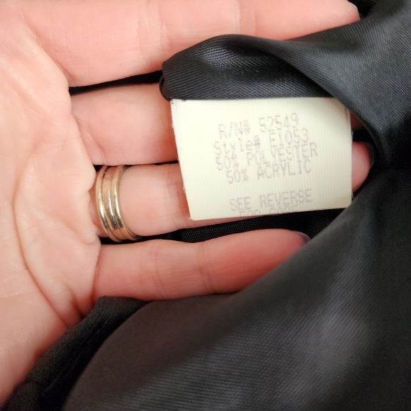 LAUNDRY BY SHELLI SEGAL x VINTAGE 90s little black dress vest style with lace 4 - Picture 11 of 12